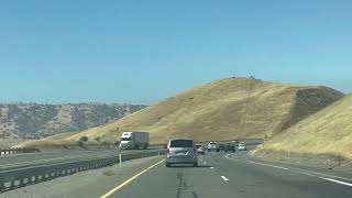 Scenic drive going bay area California USA
