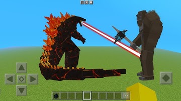 Godzilla and Kong Rise Of The Titans MOD in Minecraft PE