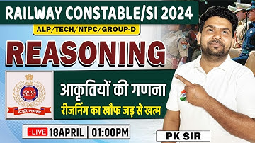RPF Constable 2024 | Reasoning : Figure Counting #29, तेजस बैच, RPF Constable/SI Reasoning