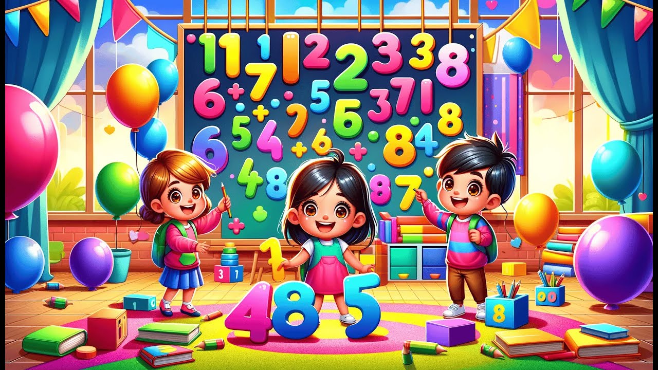 Learn Numbers 1 to 10 | Fun Counting Song for Kids | Educational Video ...