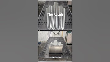 Buffing & Polishing Aluminum Parts #buffing #polishing #automation #shorts