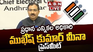 🔴LIVE: CEO Mukesh Kumar Meena Press Meet || AP Elections 2024 || ABN Telugu