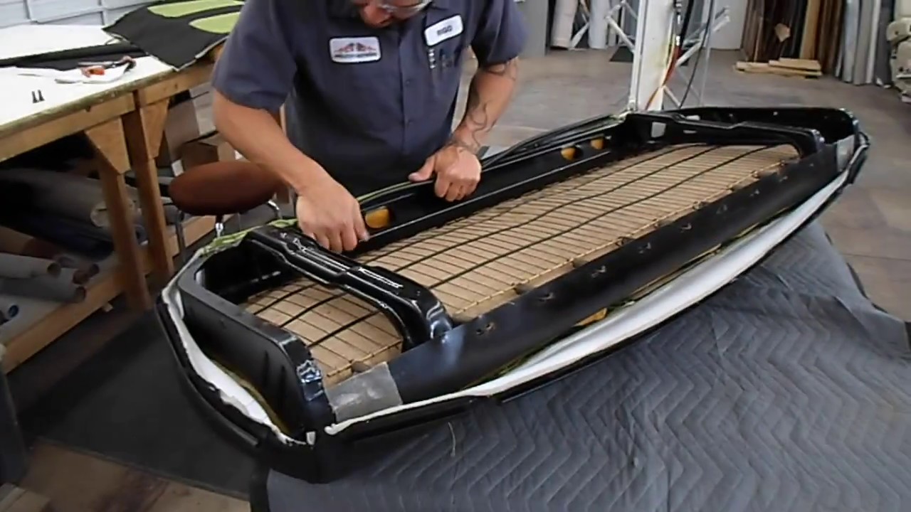 How To Upholster A Bench Seat Automotive Pt 2 You How To Upholster A Bench Seat Automotive Pt 2