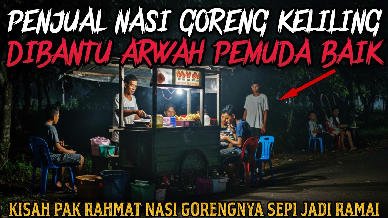 PENJUAL NASI GORENG DIBANTU ARWAH BAIK - cerita mistis