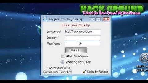 Easy Java Drive By For Hack Ground