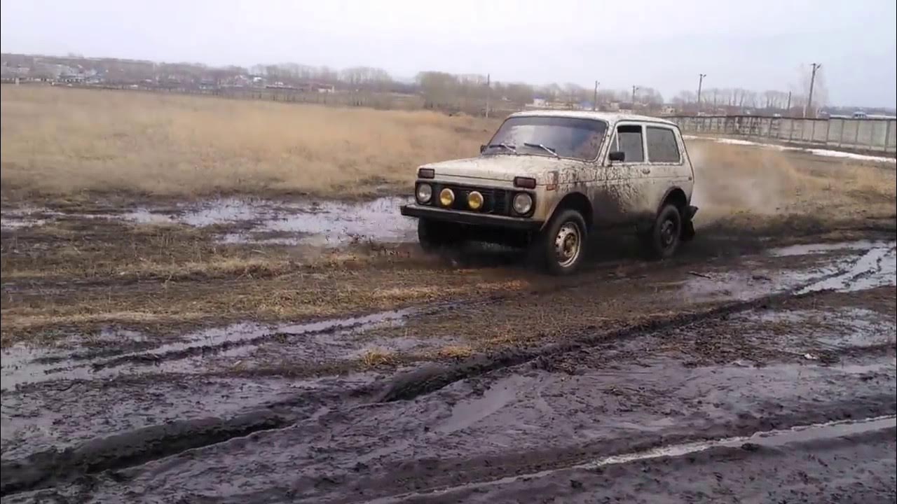 ваз 2131 по грязи