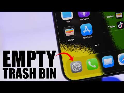 How To Empty The TRASH on iPhone
