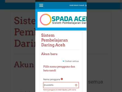 Cara membuat akun Spada Aceh  #InovasiMediaPembelajaran