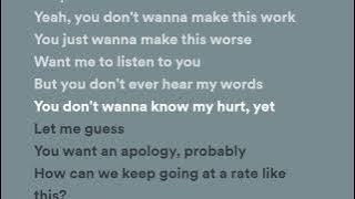 NF - Let You Down [Lyrics]