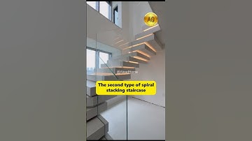 4 types of stacked stairs#interiordesign #interiordesigner #buildingmaterials #decor