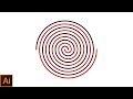 How to draw a perfect spiral in adobe illustrator Adobe Illustrator CC 2017 Tutorial