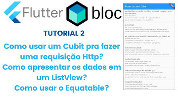 Flutter Bloc Tutorial 02 - Fazer requisição Http e mostrar um ListView