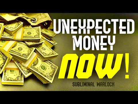 RECEIVE UNEXPECTED MONEY, CHECKS AND EXTRA INCOME NOW! LAW OF ATTRACTION! SUBLIMINAL WARLOCK