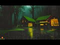 Cooling Heavy Rain Sound in the Evening for a Calm, Cool and Deeply Soothing Rain-Filled Atmosphere