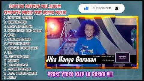 Simpatik Music Full Album | Cantika Davinca | Jika Hanya Gurauan | Sonia | 2024