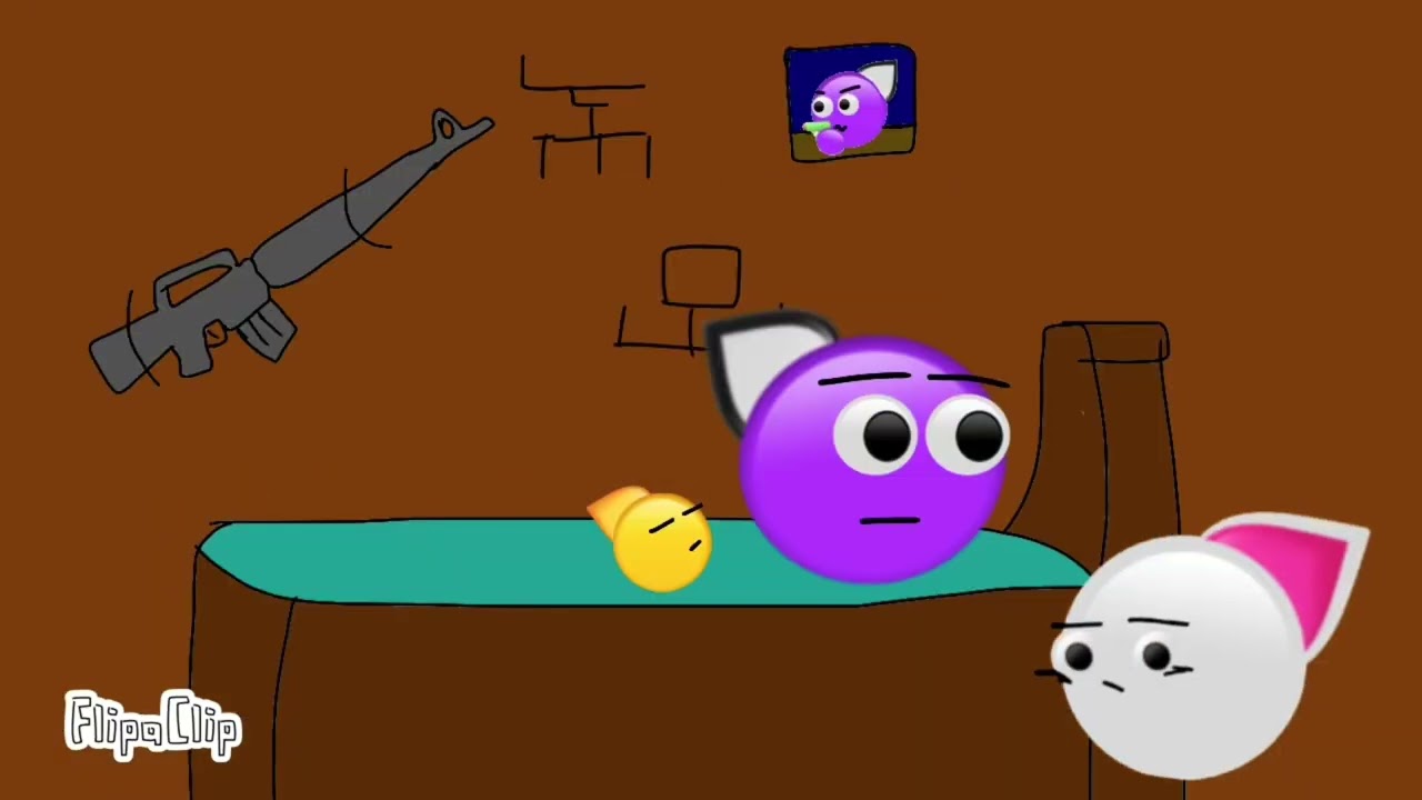 Chicken gun vs emoji cat part 1-3 (so creepy)😨🩸