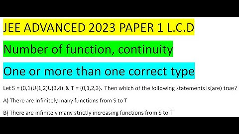 Let S = (0,1)U(1,2)U(3,4) & T = {0,1,2,3}. Then which of the following statements is(are) true