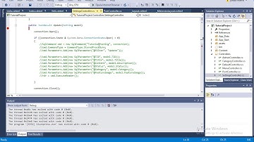 243 ASP .NET MVC - Create Store Procedure and Save data in Database for Settings