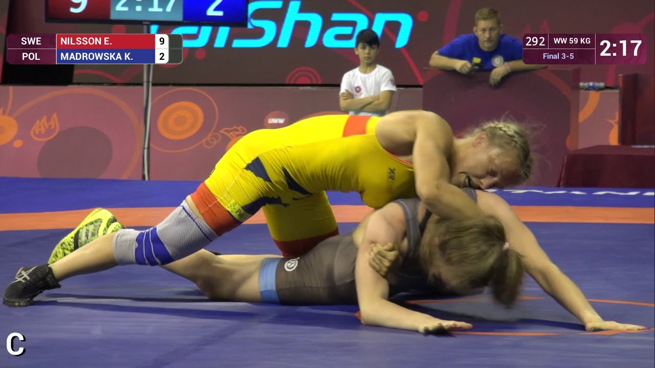 BRONZE WW - 59 kg: E. NILSSON (SWE) v. K. MADROWSKA (POL)