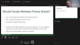 The Elevated Role of Competitive Grants in Measuring Faculty Success and Funding Department Operatio