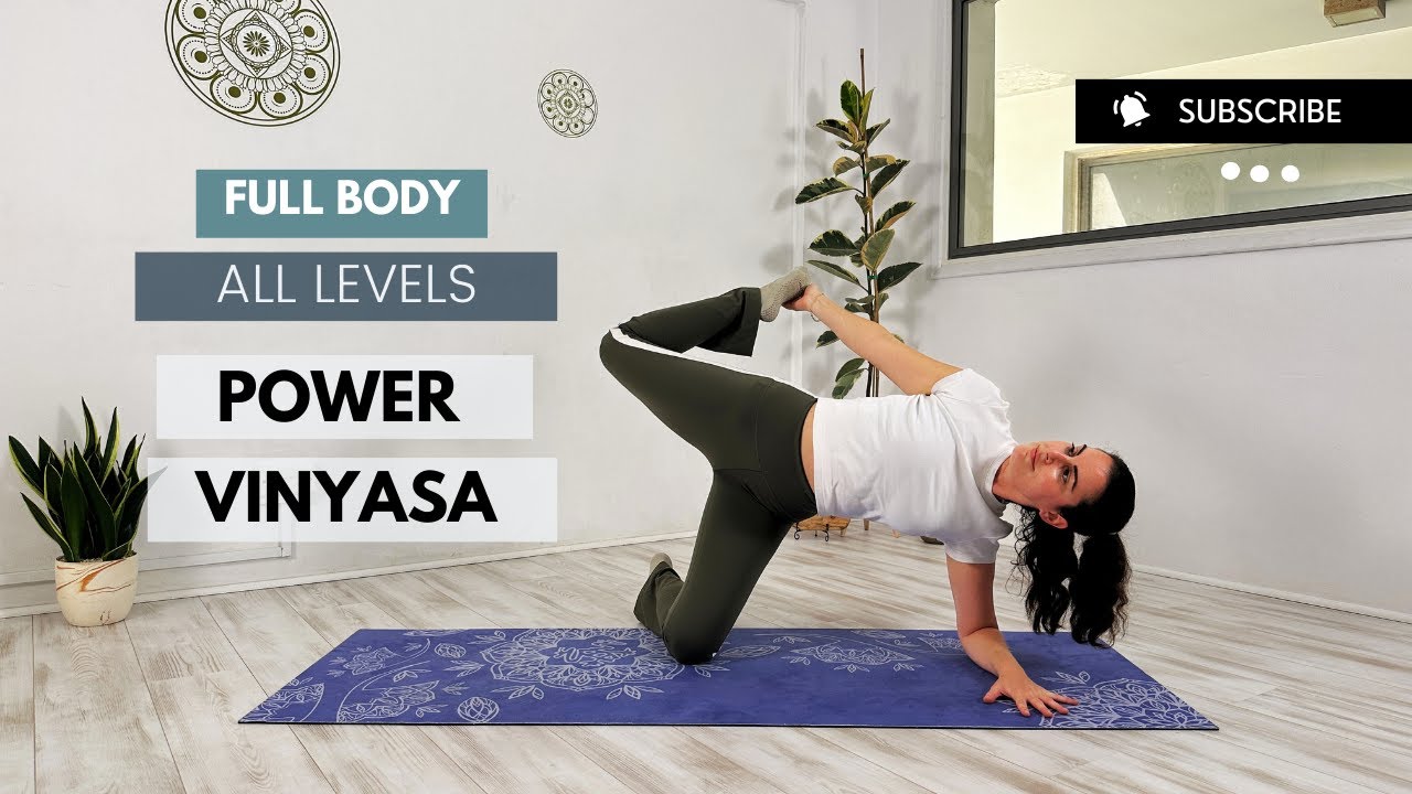 Power Vinyasa Full Body Flow | All Levels Energizing Yoga - YouTube