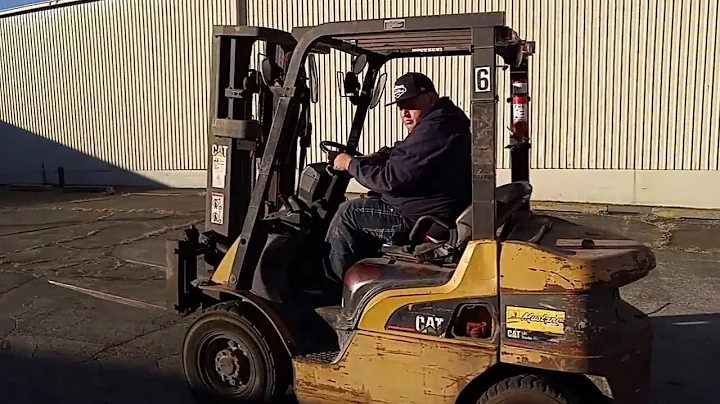 Big Iron Auctions Cat P5000 Forklift