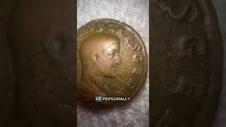 Rare Ancient Roman Bronze Sestertius Coin. Kindly Subscribe To The Channel And Thanks For Watching.