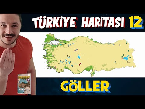 TÜRKİYE'DE  GÖLLER - Türkiye Harita Bilgisi Çalışması  (KPSS-AYT-TYT)