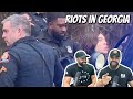 Antifa shoots at Cops then burns police car &amp; Riots in Georgia