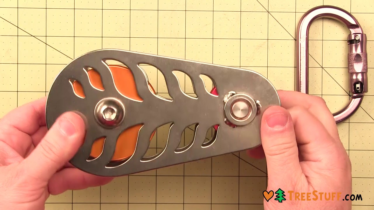 ISC 5/8" Flame Rigging Block - TreeStuff.com - YouTube