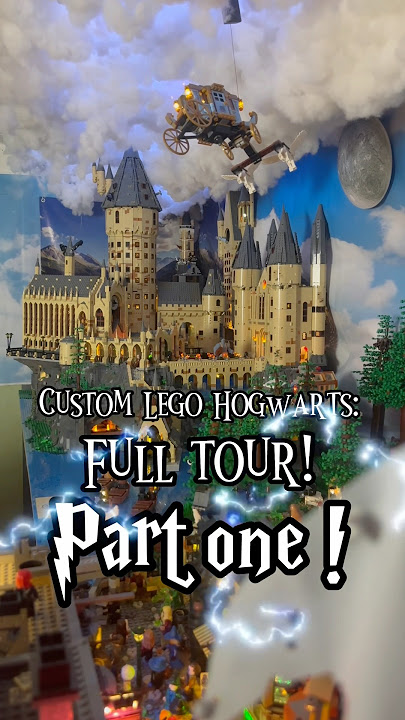 ⚡️Custom Lego Hogwarts Full Tour Part 1!⚡️#harrypotter #lego #hogwarts #castle #full #tour