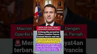 PRESIDEN PRANCIS MENYINDIR IRAN