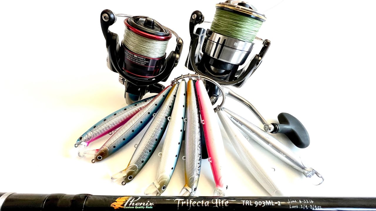 How to choose your BEST rod and reel for surf fishing with Lucky Craft  Flash Minnow 110 