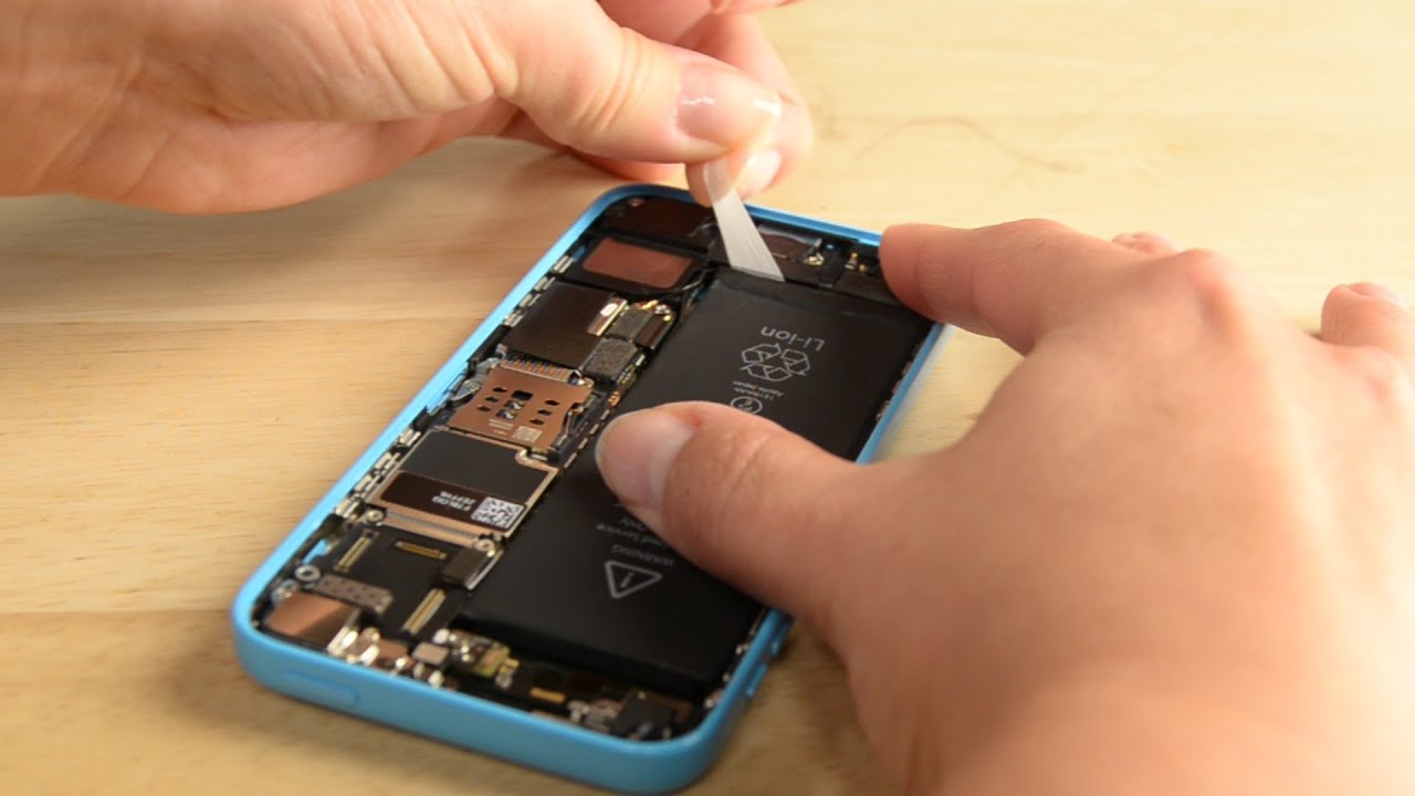 How To: Replace Battery in your iPhone 5c - YouTube