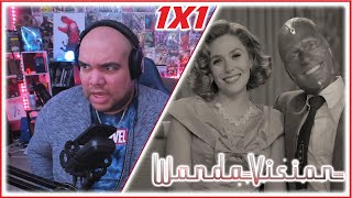 WandaVision 1x1 REACTION | Filmed Before a Live Studio Audience | Season 1 Episode 1 REVIEW