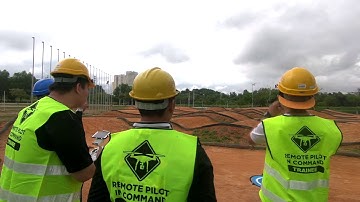 Practical training of professional drone operation