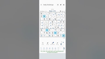 22 MAR 2022 - SUDOKU DAILY CHALLENGE