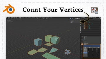 Hoe controleer je het aantal hoekpunten in Blender (modelgegevens)