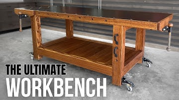 Ultimate Workbench Build || Mobile Heavy-Duty Workbench