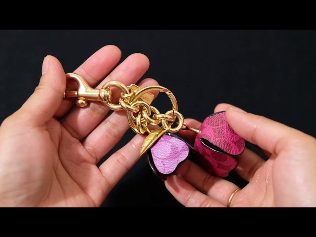 COACH®  Essential Tea Rose Bag Charm