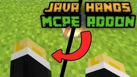 Java hand in mcpe|How to get java like long hand in mcpe|