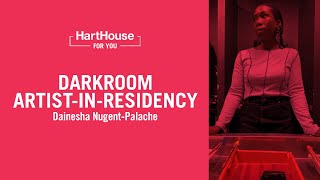 Hart House Darkroom Artist-in-Residence Dainesha Nugent-Palache.