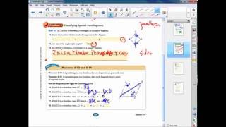Geometry Section 6.4 - Properties of rhombus, rectangle and square