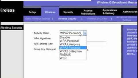 Secure Your Linksys Wifi Network