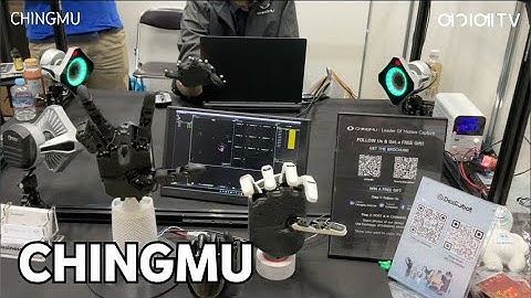 [iREX 2025] Chingmu, 고해상도 모션 캡처 카메라 & 소프트웨어 결합 / 손가락과 관절에 수준 높은 동기화로 자연스러운 동작 전달