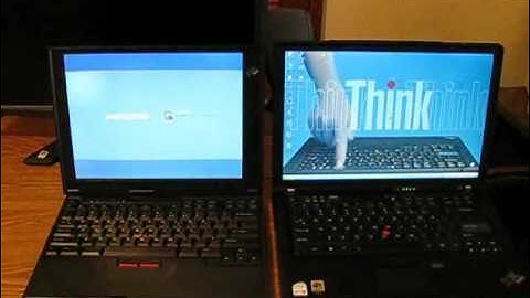 Thinkpad 560 and z61t booting