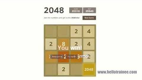 How to win at "2048" Tips and Tricks Tutorial