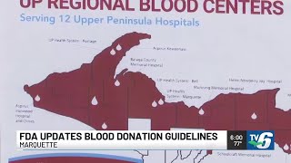 FDA updates blood donation guidelines to try and increase number of donors