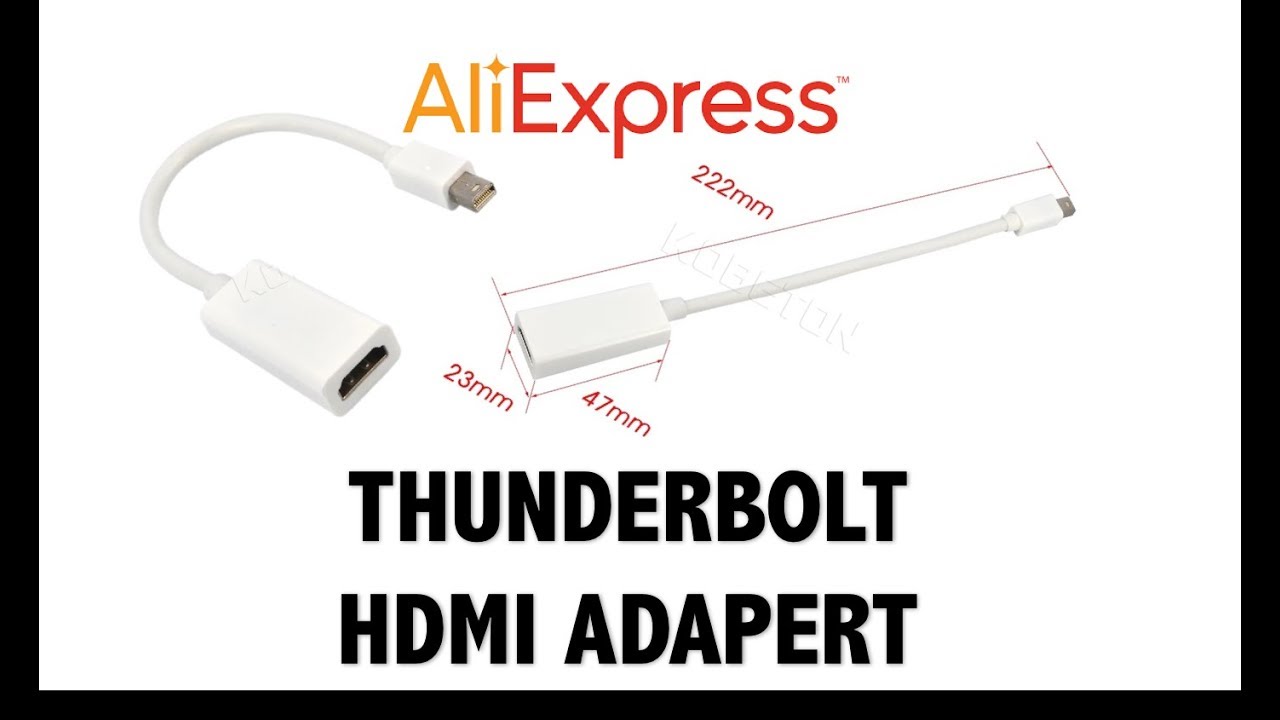 macbook pro thunderbolt adapter to hdmi