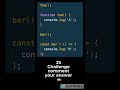 Today's JS Challenge 🚀#javascript #codes #codeprep #interviewtips #interviewpreparation #interview